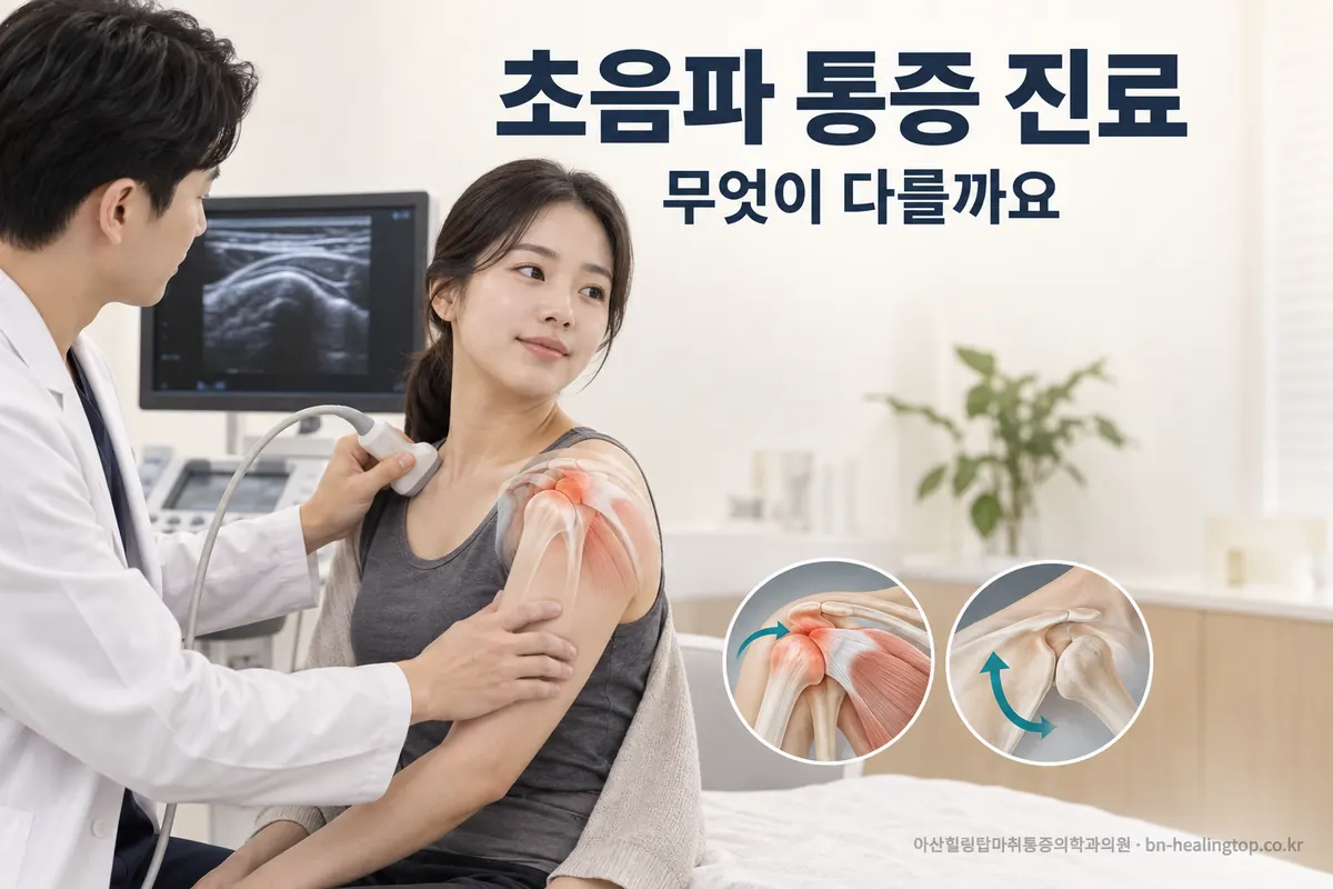 초음파를 보면서 하는 통증 진료는 무엇이 다를까요