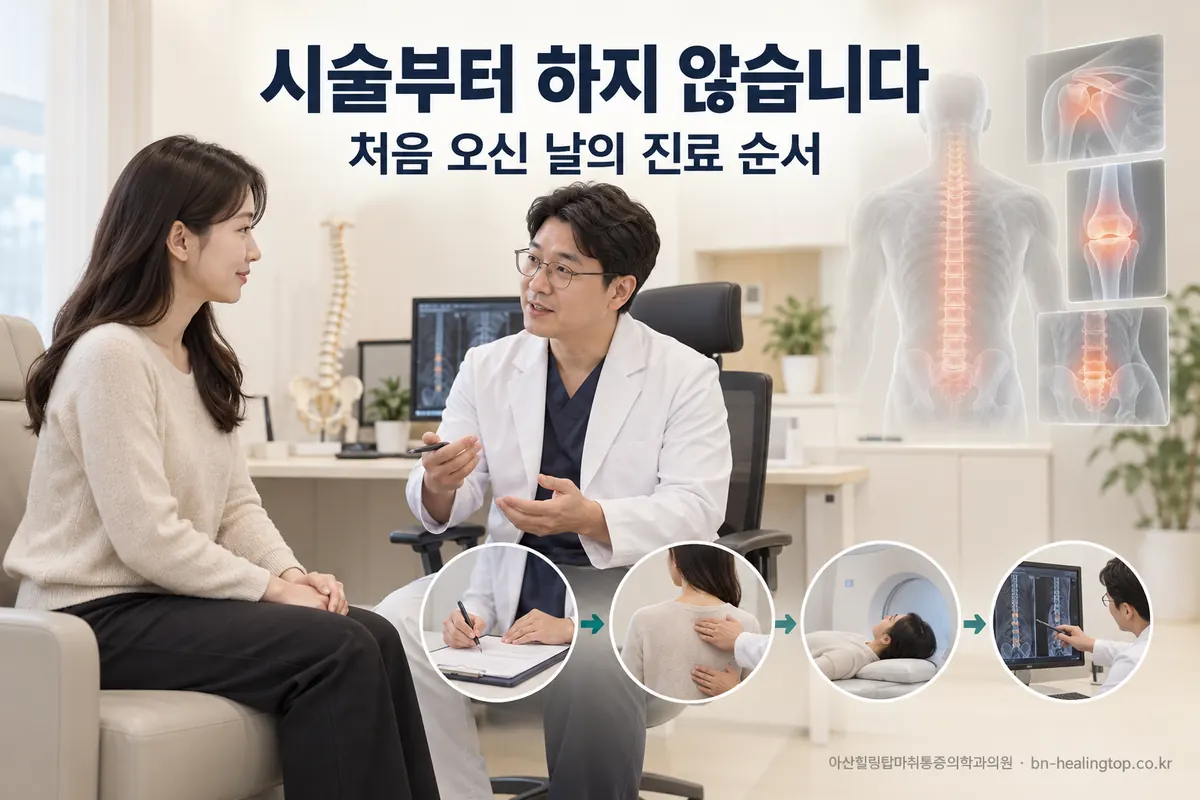 처음 오신 날, 시술 이야기부터 하지 않습니다: 진료 순서와 제가 지키는 기준